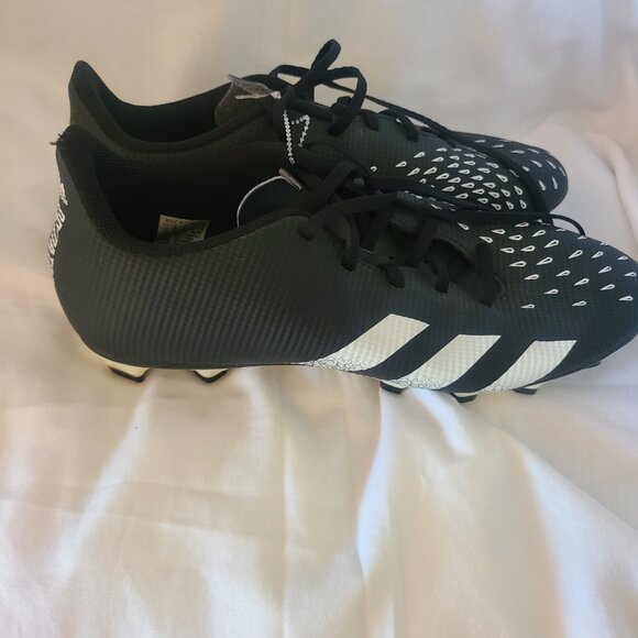 adidas Predator Freak .4 FG - Core Black/White/Core Black - Picture 5 of 8
